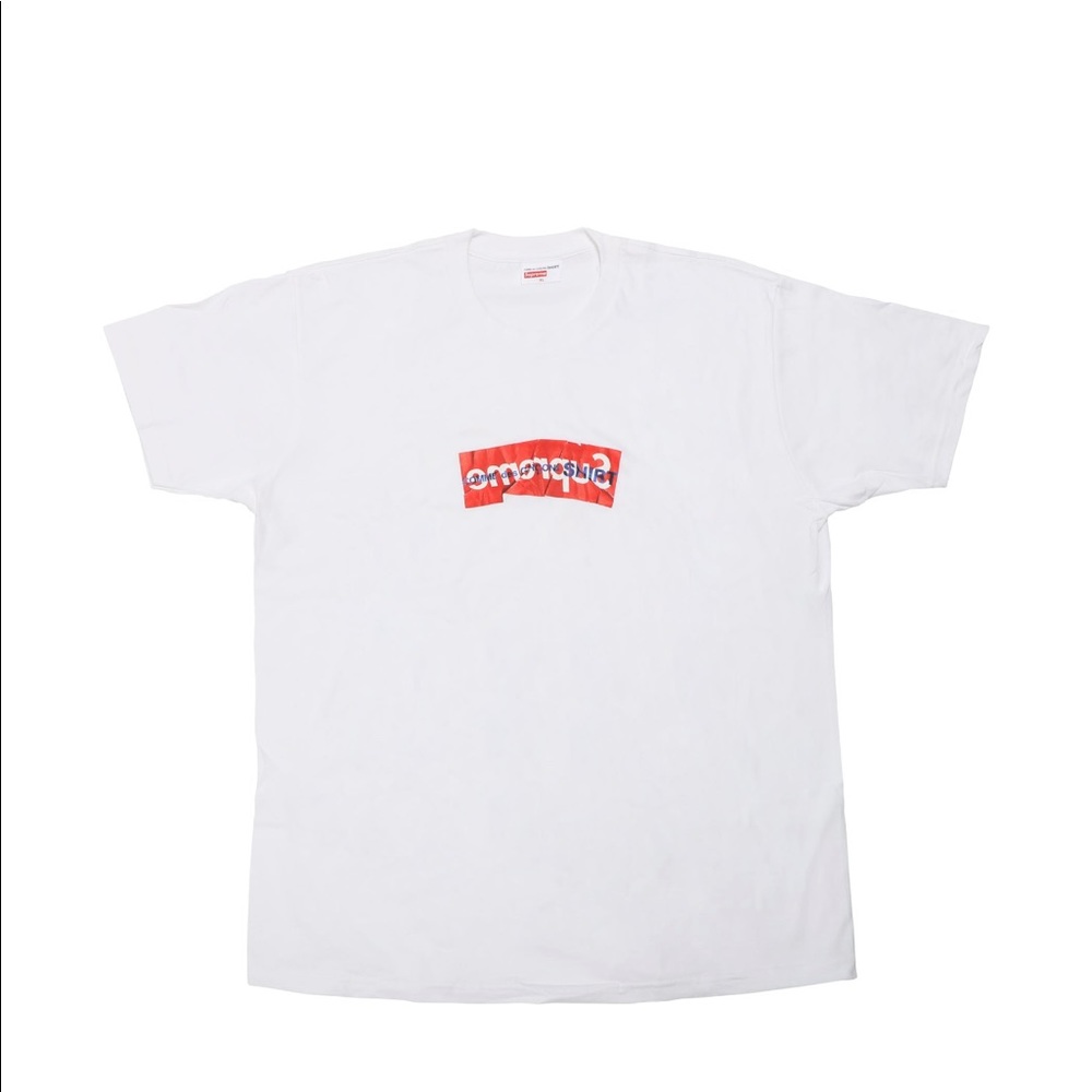 Supreme Commes Des Garçons Box Logo Shirt Large